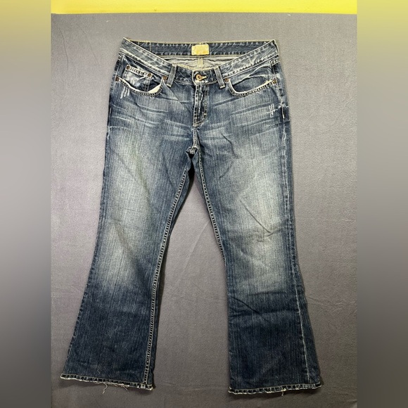 BKE Denim Star 90s Y2K Bootcut Jeans Womens 31 waist blue Retro Vintage 1562 - Picture 1 of 11